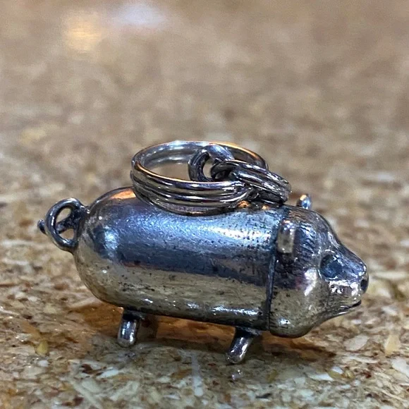 Vintage Pig Charm - Picture 6 of 7